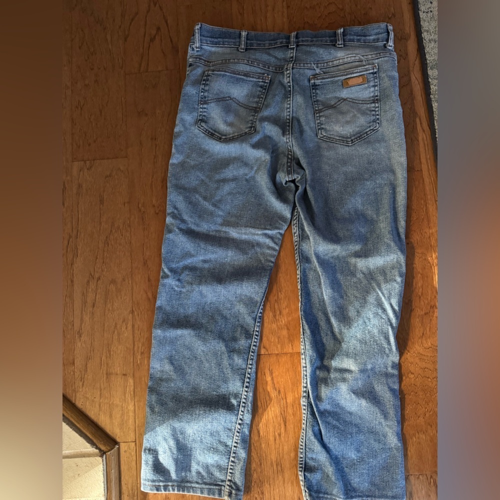 Vintage 80’s Sportsman Soft Worn Men's Blue Jeans 34x34 - Picture 2 of 7